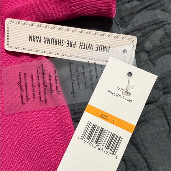 Nanette Lepore size small pullover pink sweater with rhinestone flamingos new - Picture 7 of 12